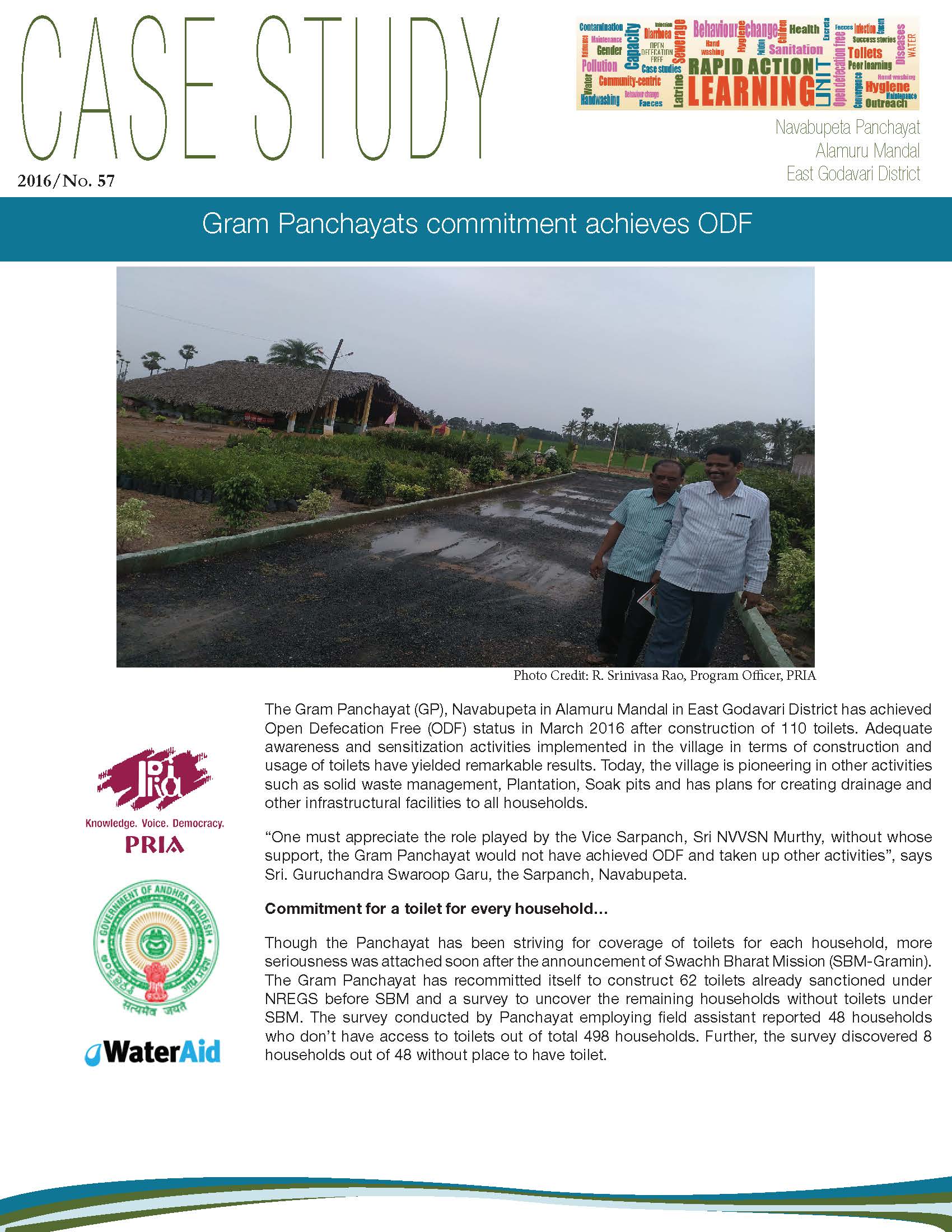 Gram Panchayat's Commitment Achieves ODF